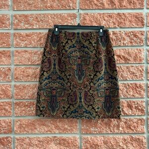 Vintage Paisley mini Skirt